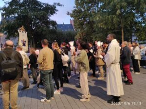 Procession mariale sur les quais